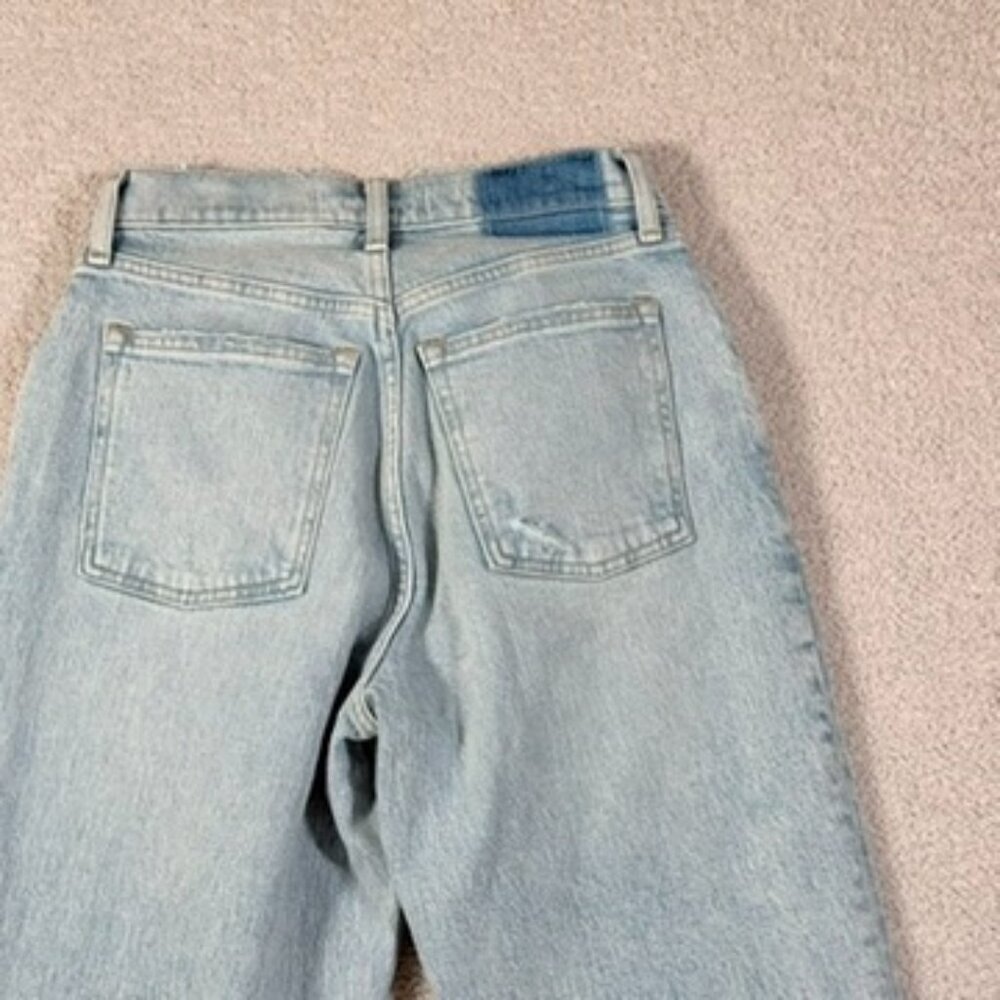 Abercrombie Fitch Womens 90s Straight Jeans Low Rise Light Curve Love 25/0 NWT - Picture 4 of 11